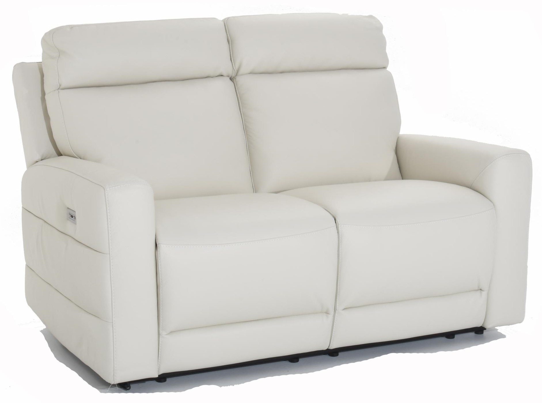 Natuzzi Editions Benevolo C121V93 Leather Power Reclining Loveseat